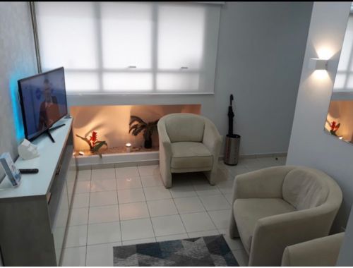 Sala de espera - consultório odontológico Dr. Ciro Capitani - Santos/SP